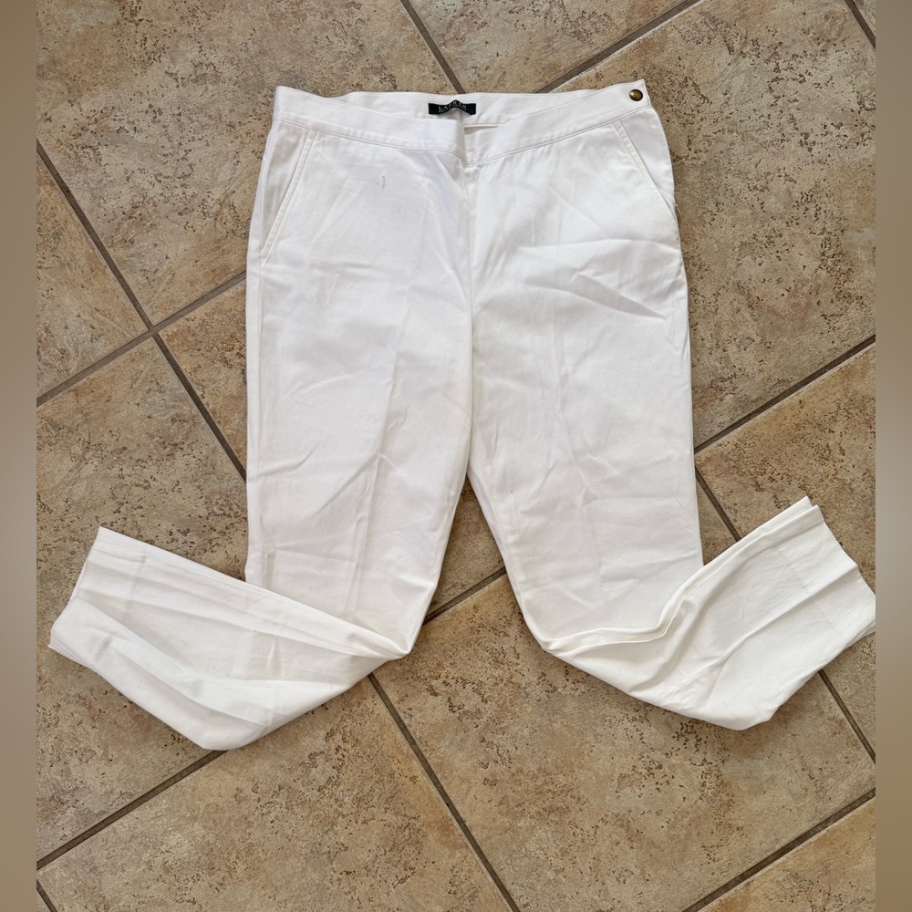 Ralph Lauren Classic White Pants